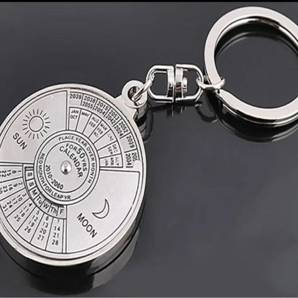 50 YEAR PERPETUAL CALENDAR KEYRING‎